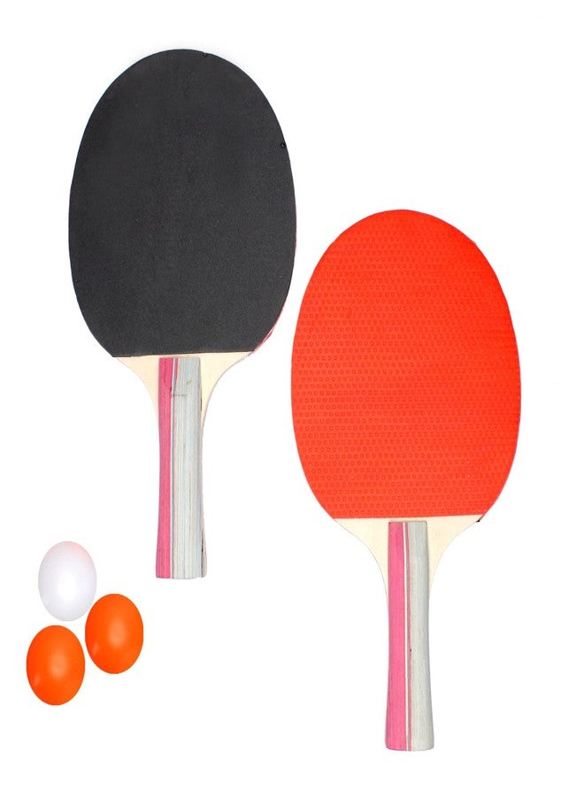 KAVIN Wooden Table Tennis with Ping Pong Balls and Net Gift Item for Kids Boys and Girls - Image 3